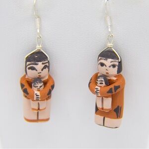 Story Teller Santa Domingo Pottery Earrings